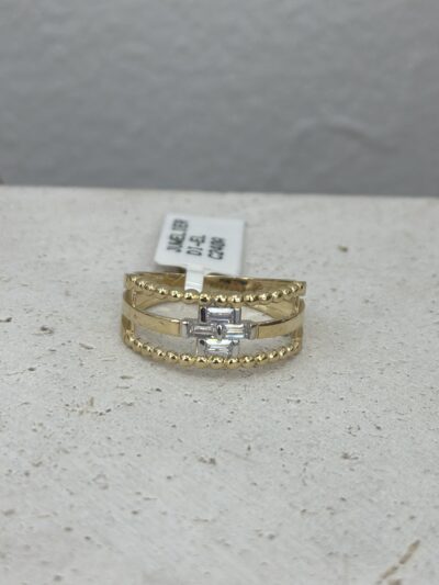 Kugelring Baguette- Ring - Juwelier Di-EL