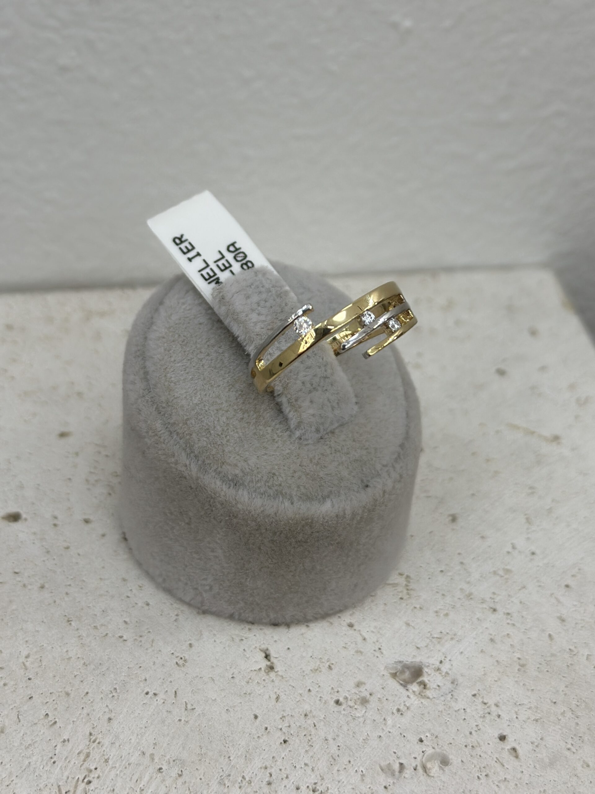 Bicolor Eleganz- Ring - 585er Gold - Juwelier Di-EL – Bild 3