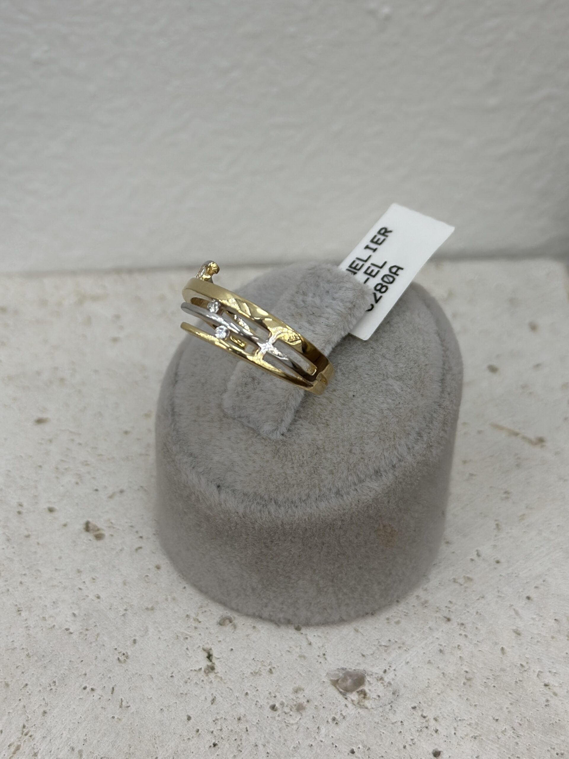 Bicolor Eleganz- Ring - 585er Gold - Juwelier Di-EL – Bild 4