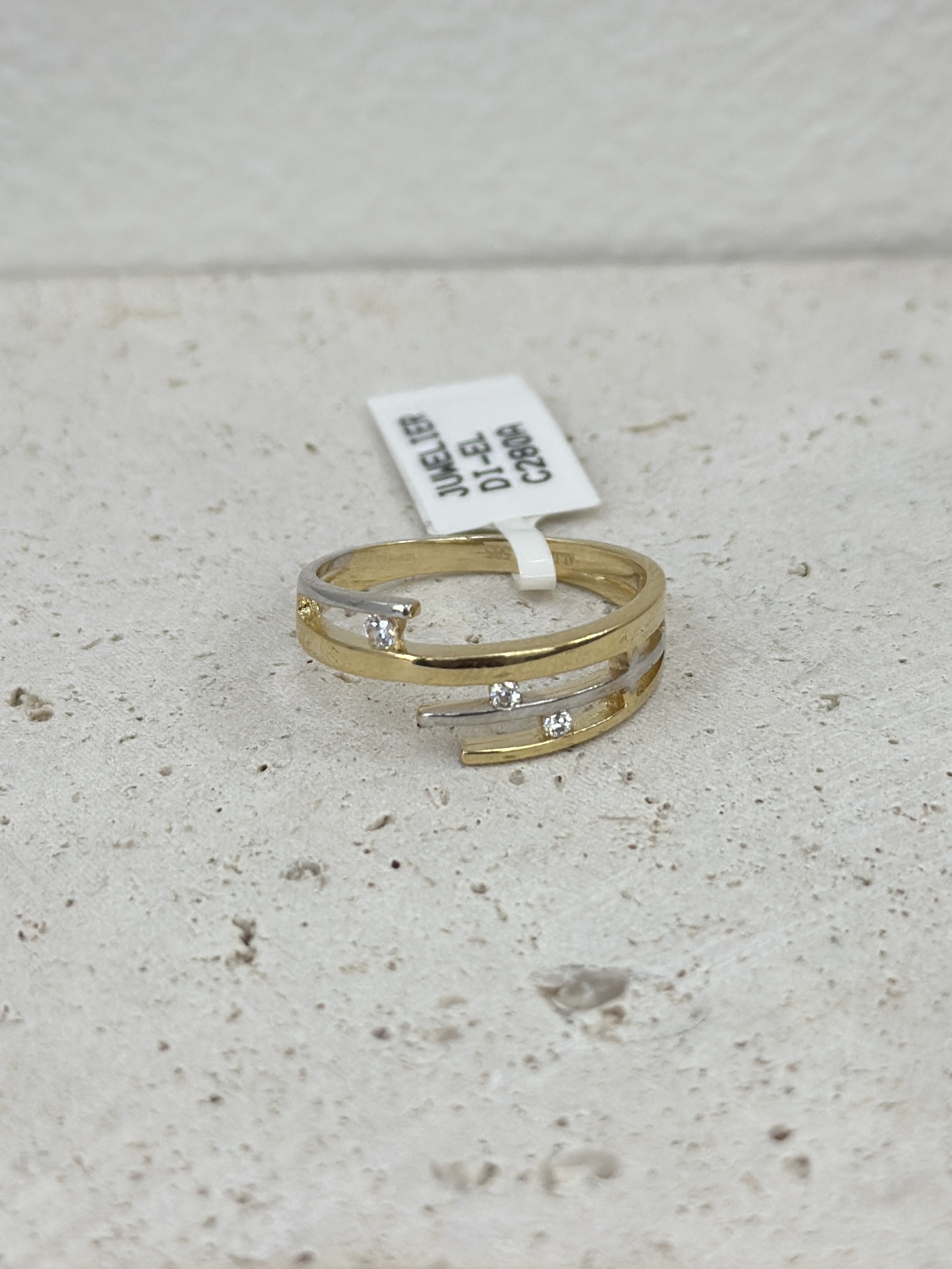 Bicolor Eleganz- Ring - 585er Gold - Juwelier Di-EL