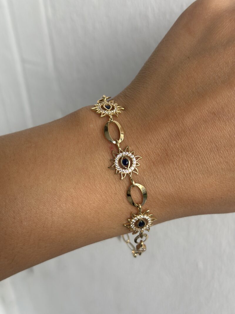''AUGE DER VORSEHUNG''-Armband - 585er Gold - Juwelier Di-EL – Bild 3