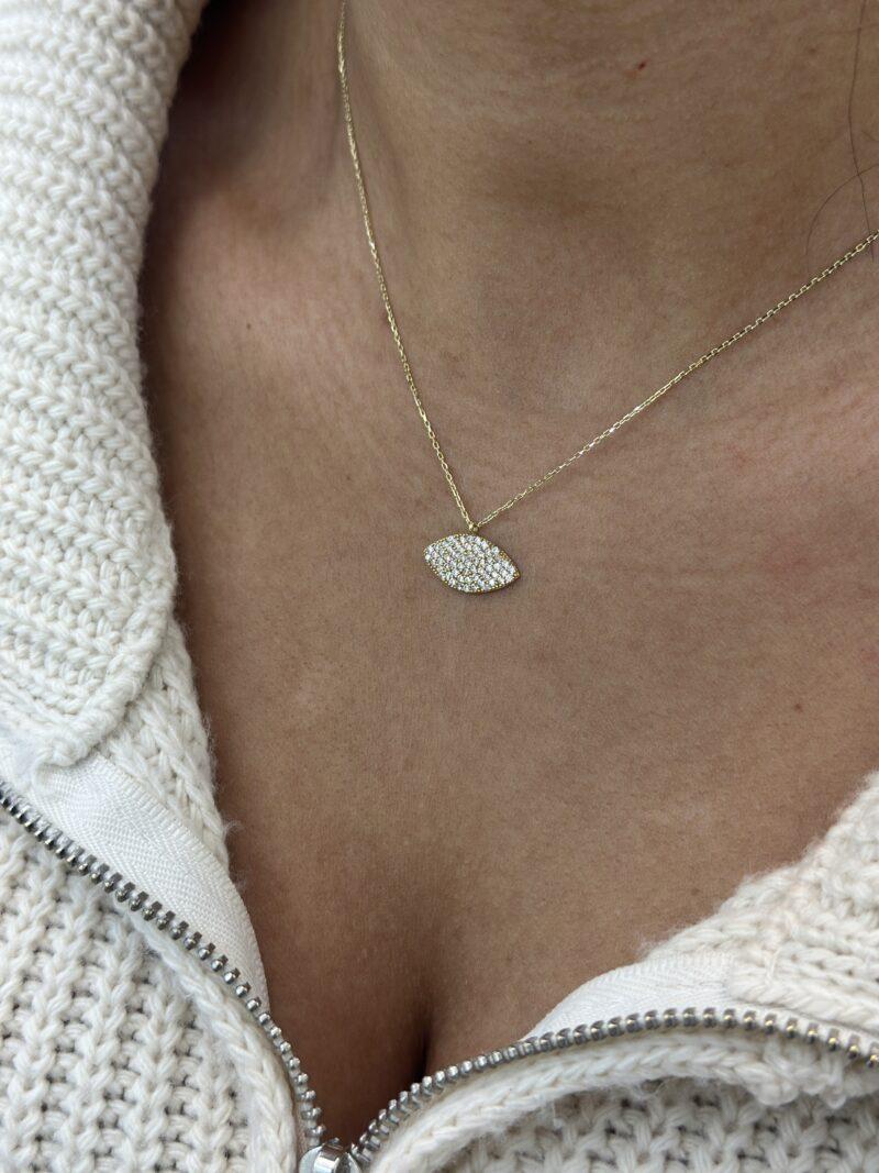''GLITZERNDE AUGEN''-Kette mit Anhänger - 585er Gold - Juwelier Di-EL – Bild 4