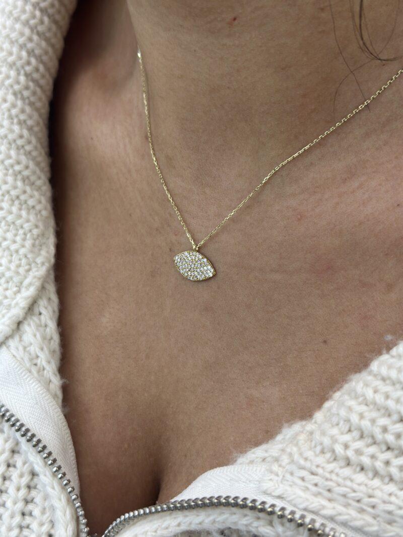 ''GLITZERNDE AUGEN''-Kette mit Anhänger - 585er Gold - Juwelier Di-EL – Bild 5