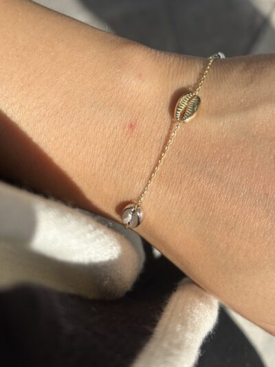 ''MULTI 4 BICOLOR MUSCHEL''-Armband - 585er Gold - Juwelier Di-EL