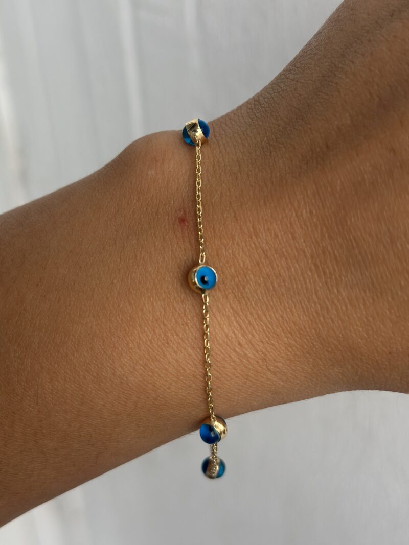 ''Multi Nazar''-Armband - 585er Gold - Juwelier Di-EL – Bild 3