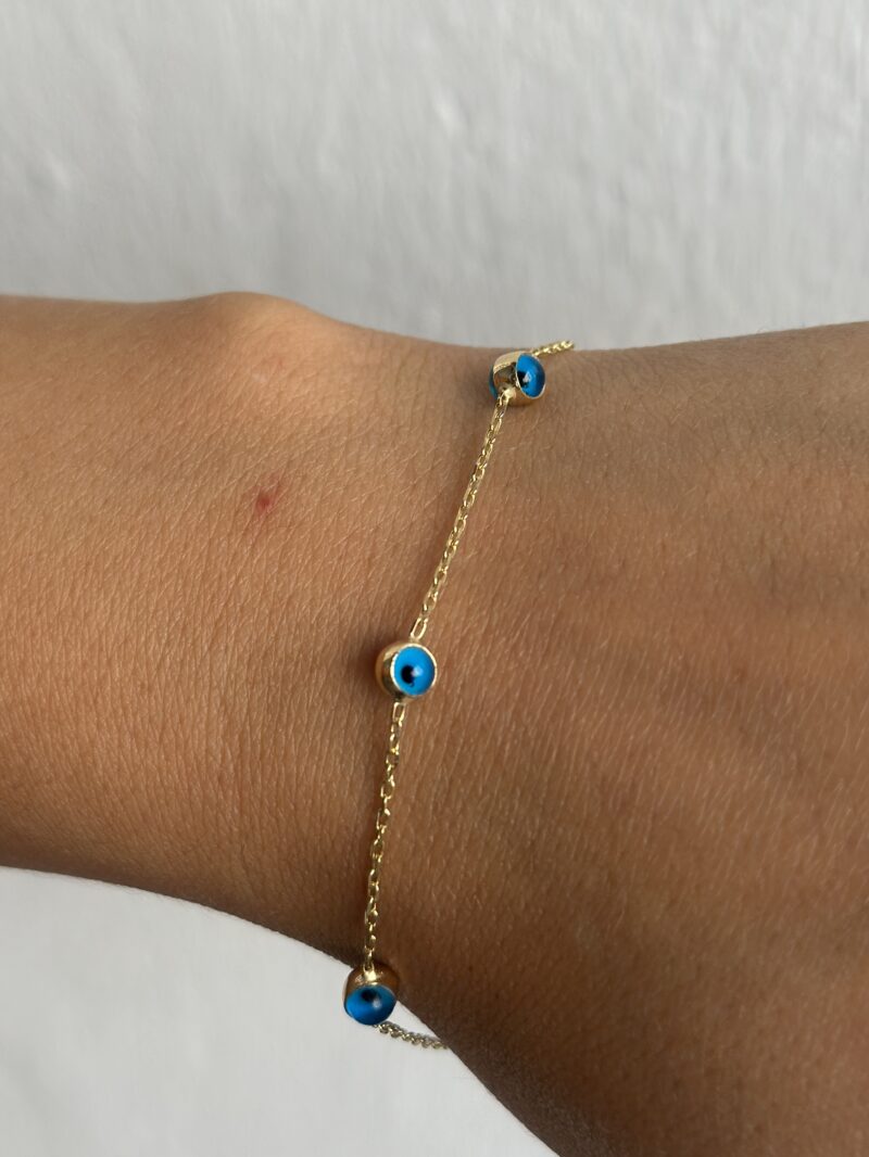 ''Multi Nazar''-Armband - 585er Gold - Juwelier Di-EL – Bild 4