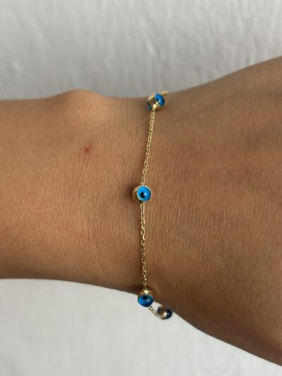 ''Multi Nazar''-Armband - 585er Gold - Juwelier Di-EL