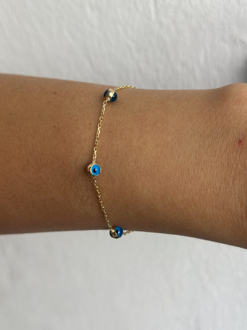 ''Multi Nazar''-Armband - 585er Gold - Juwelier Di-EL – Bild 5