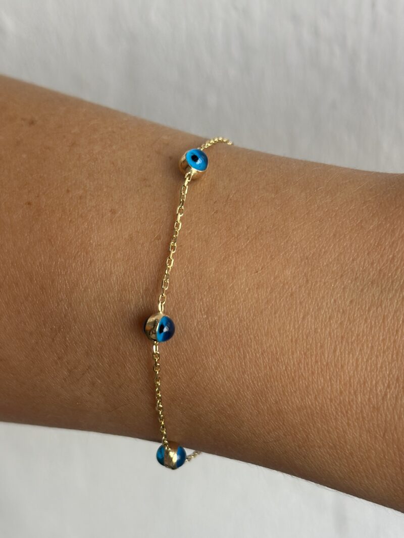 ''Multi Nazar''-Armband - 585er Gold - Juwelier Di-EL – Bild 2