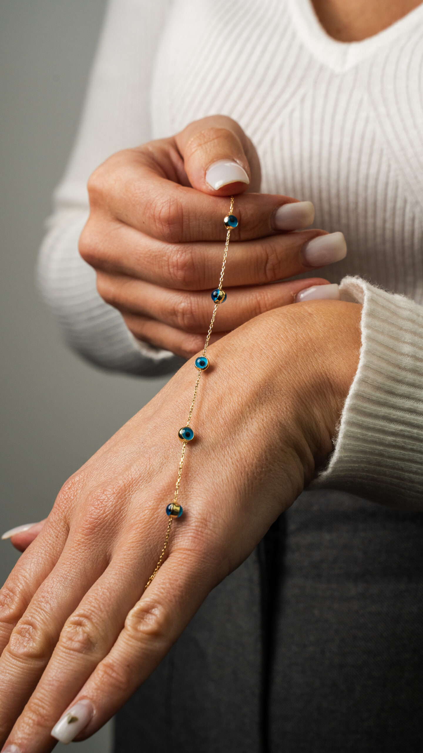 Multi Nazar-Armband - 585er Gold - Juwelier Di-EL – Bild 3