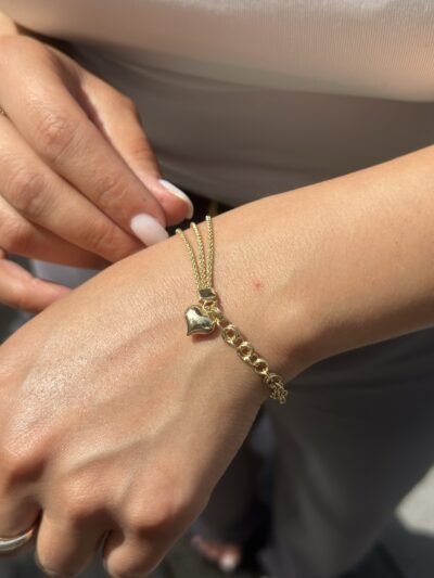 ''Golden Heartbeat''-Armband - 585er Gold - Juwelier Di-EL