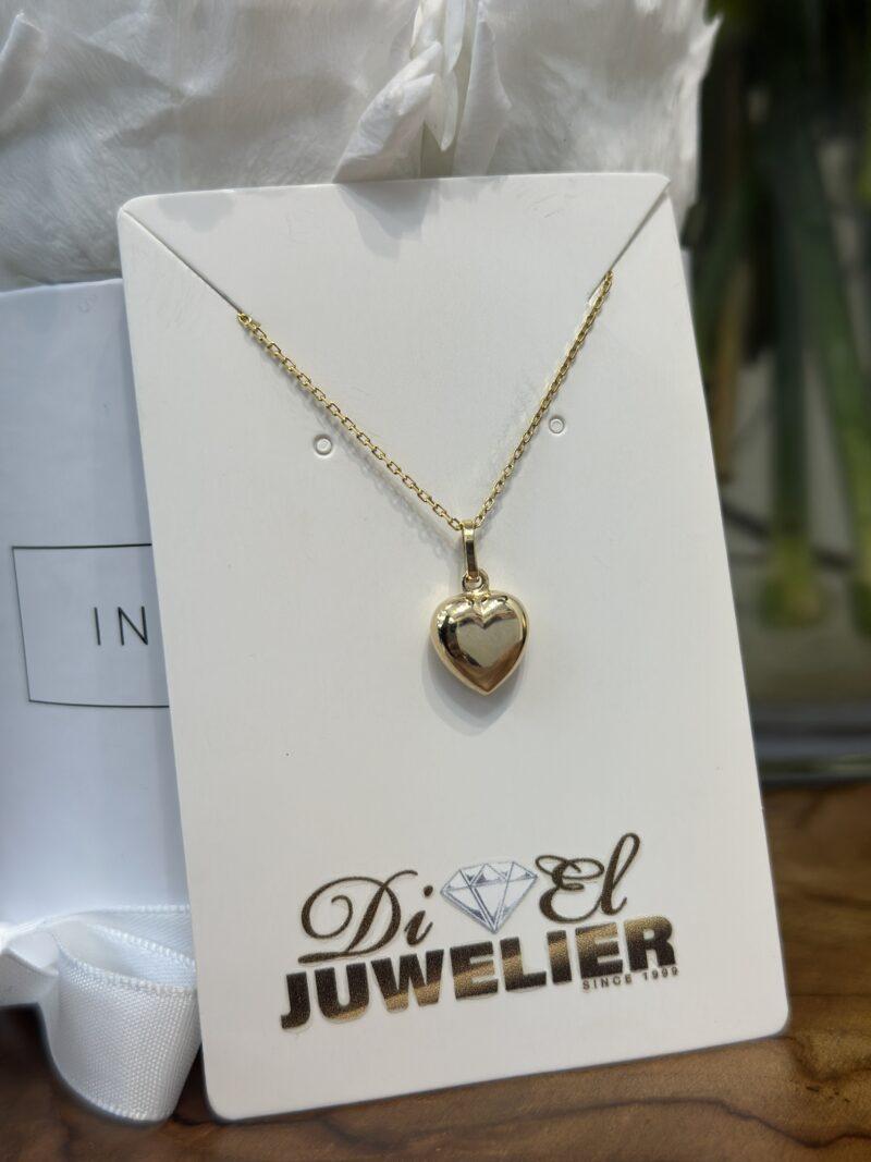 ''Herzel''-Kette mit Anhänger - 585er Gold - Juwelier Di-EL