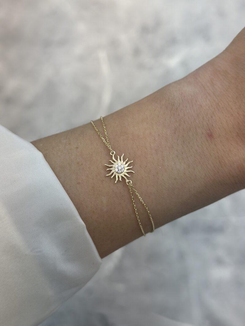 ''Sonne Filigran''-Armband - 585er Gold - Juwelier Di-EL