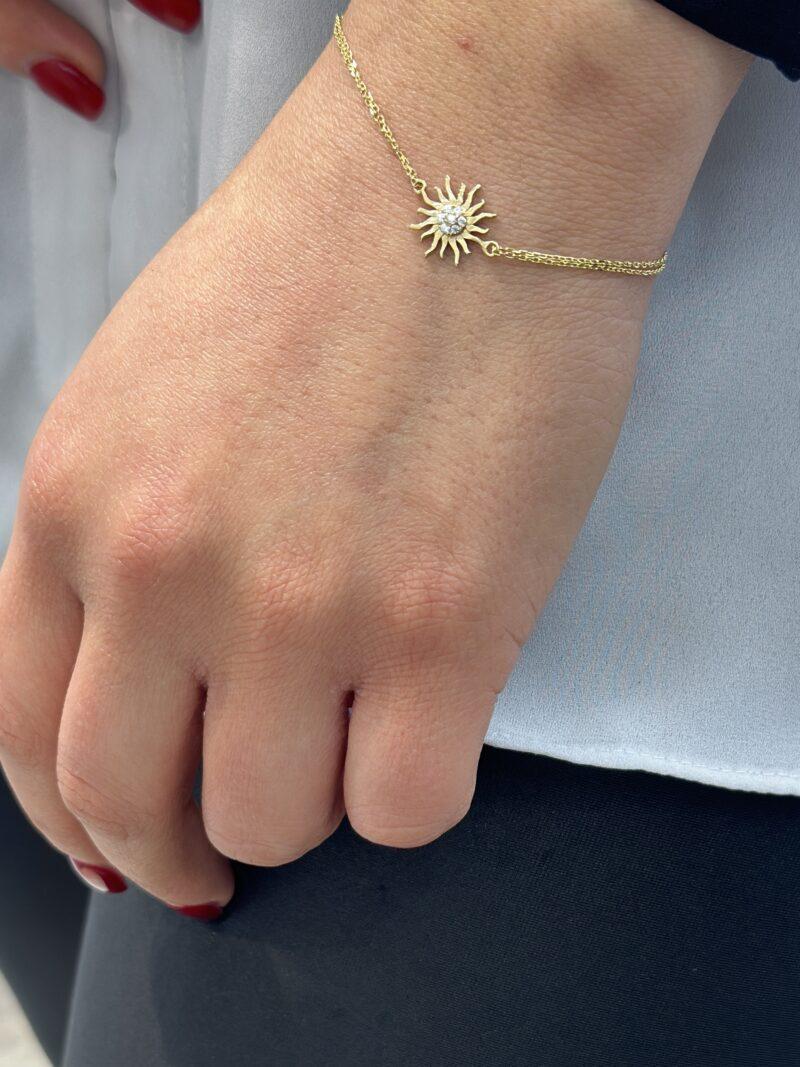 ''Sonne Filigran''-Armband - 585er Gold - Juwelier Di-EL – Bild 2