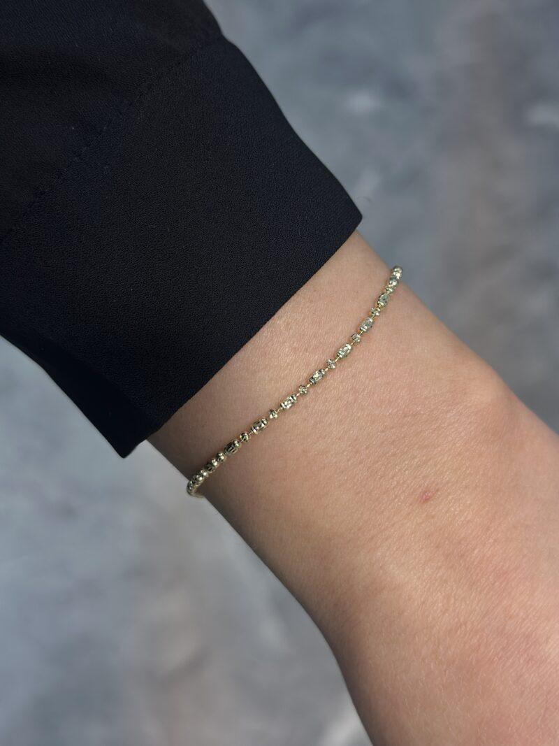 ''Dorika Bead''-Armband - 585er Gold - Juwelier Di-EL