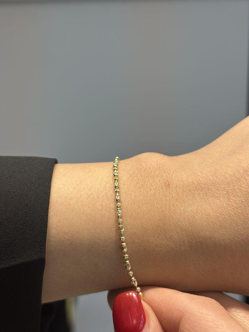 ''Dorika Bead''-Armband - 585er Gold - Juwelier Di-EL – Bild 5