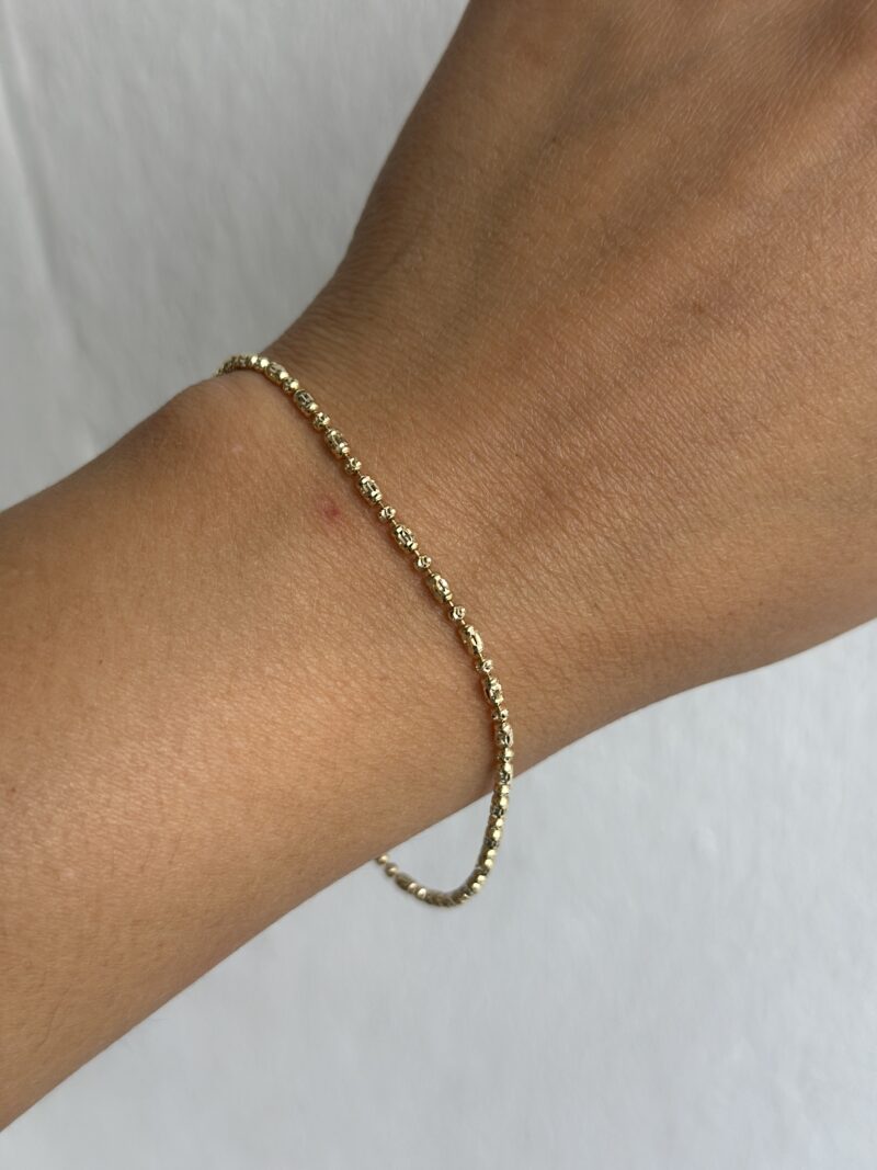 ''Dorika Bead''-Armband - 585er Gold - Juwelier Di-EL – Bild 9