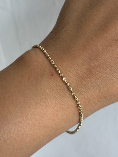 ''Dorika Bead''-Armband - 585er Gold - Juwelier Di-EL