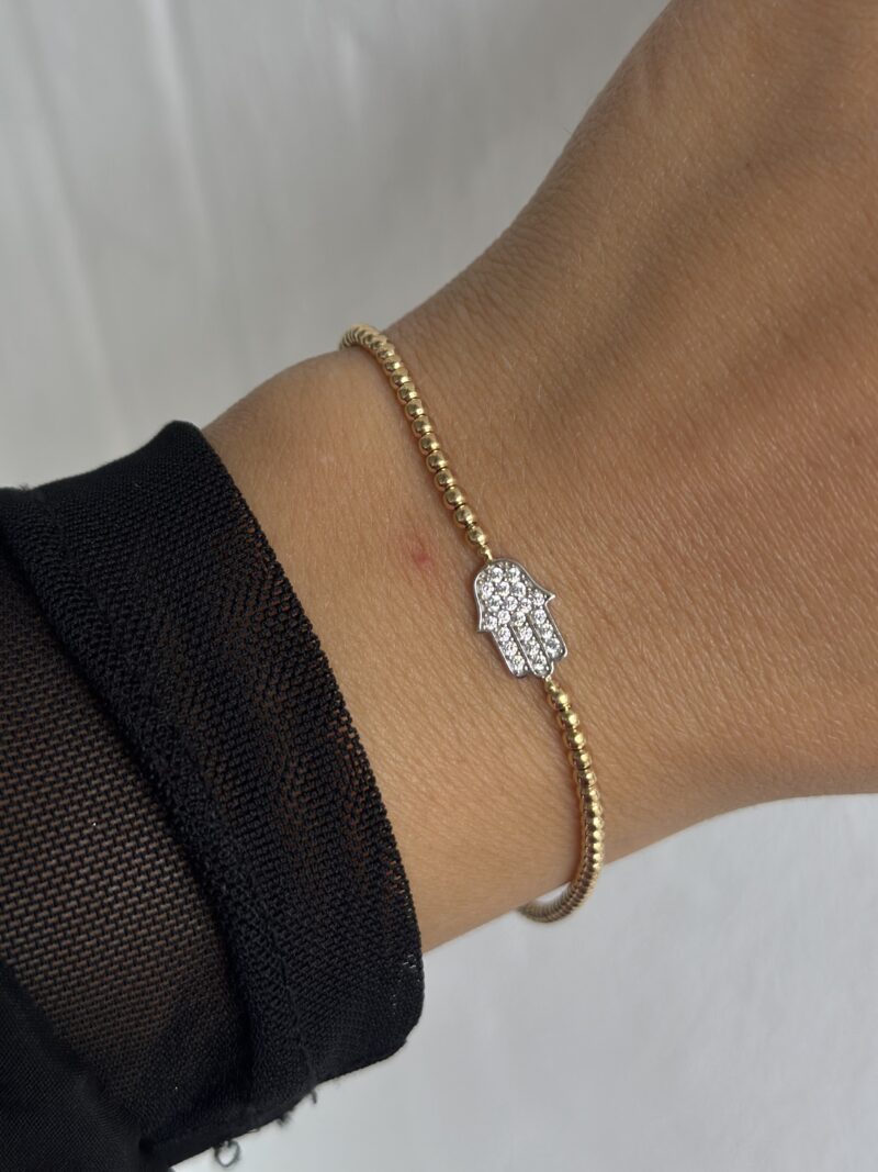 ''Fatimas Hand''-Armband - 585er Gold - Juwelier Di-EL