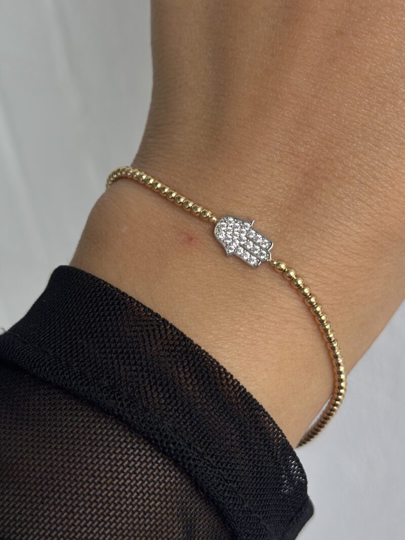 ''Fatimas Hand''-Armband - 585er Gold - Juwelier Di-EL – Bild 2