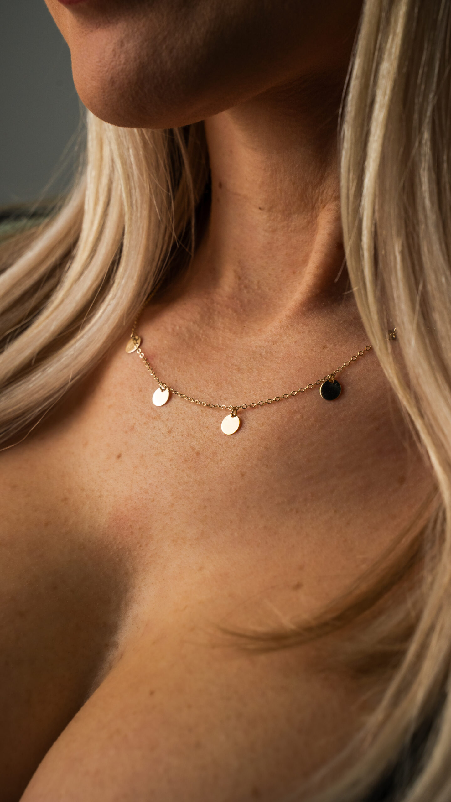 ''Lady Platten''-Halskette - 585er Gold - Juwelier Di-EL – Bild 3