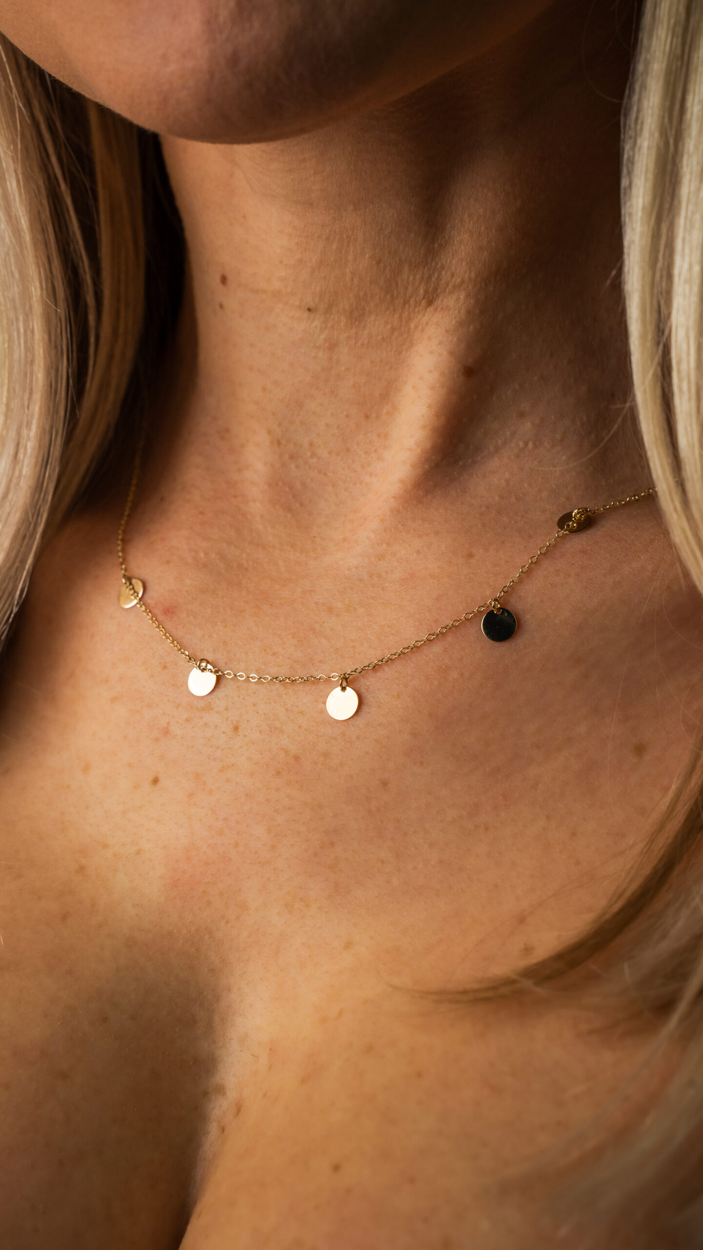 ''Lady Platten''-Halskette - 585er Gold - Juwelier Di-EL