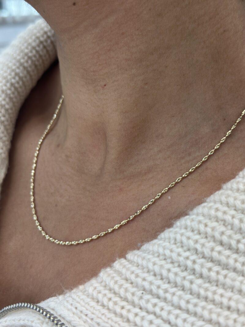 ''Dorika Bead''- Halskette - 585er Gold - Juwelier Di-EL – Bild 4