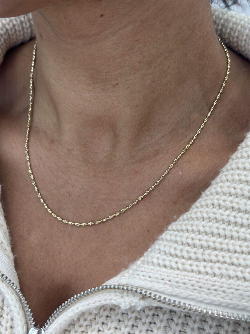 ''Dorika Bead''- Halskette - 585er Gold - Juwelier Di-EL – Bild 5
