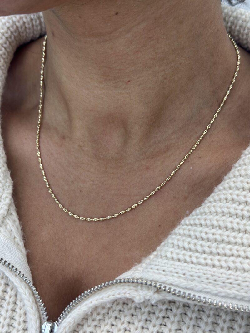 ''Dorika Bead''- Halskette - 585er Gold - Juwelier Di-EL – Bild 6