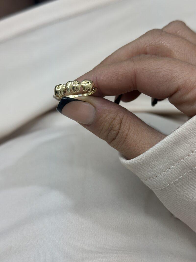 3 Elefanten-Ring - 585er Gold - Juwelier Di-EL – Bild 2