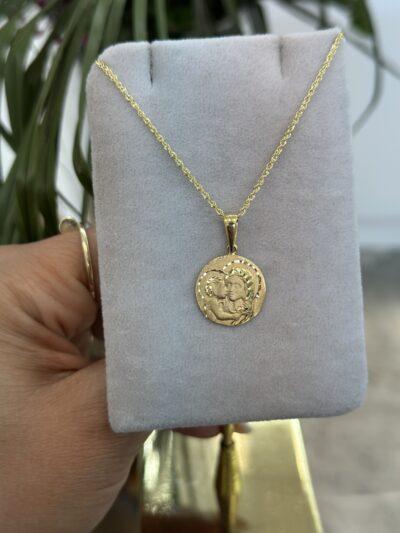 Maria Jesus Kind -Kette mit Anhänger 585er Gold - Juwelier Di-EL