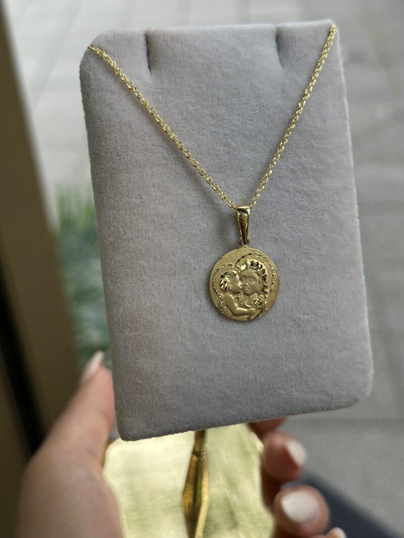 Maria Jesus Kind -Kette mit Anhänger 585er Gold - Juwelier Di-EL – Bild 4