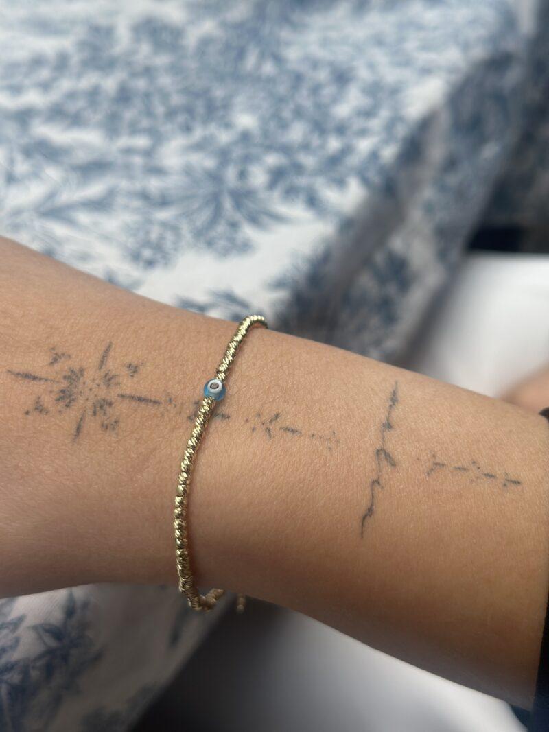 Dorika Nazar -Armband - 585er Gold - Juwelier Di-EL – Bild 2