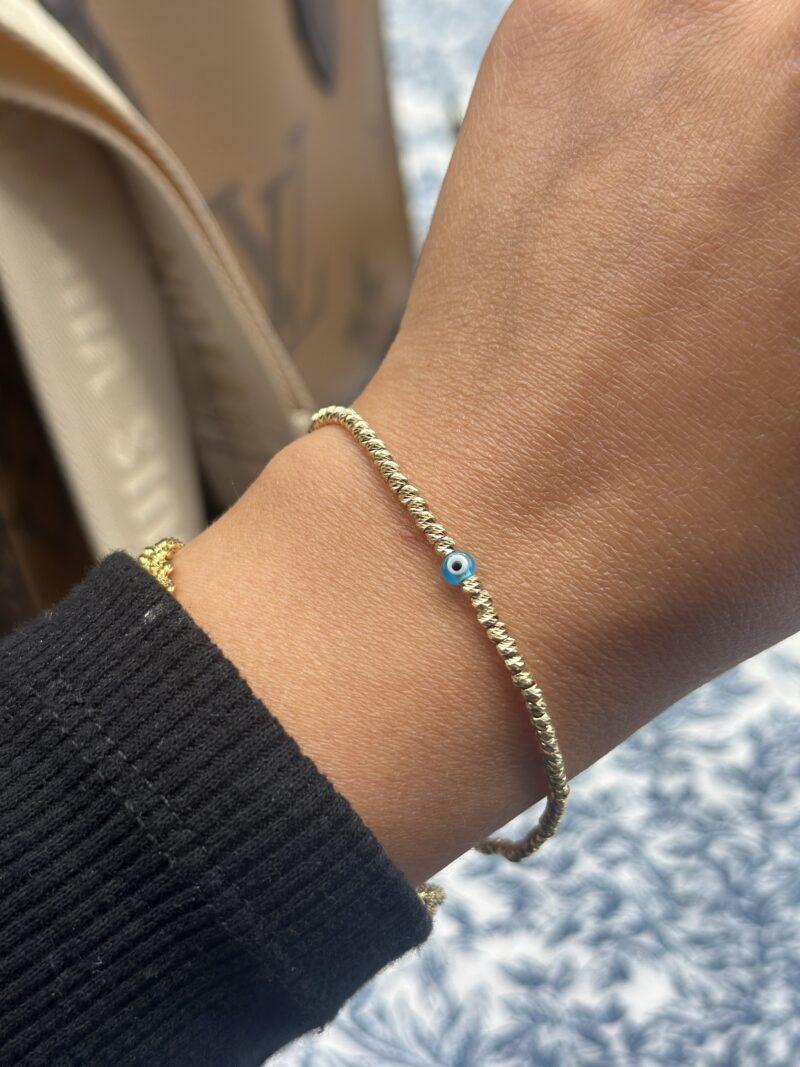 Dorika Nazar -Armband - 585er Gold - Juwelier Di-EL – Bild 5