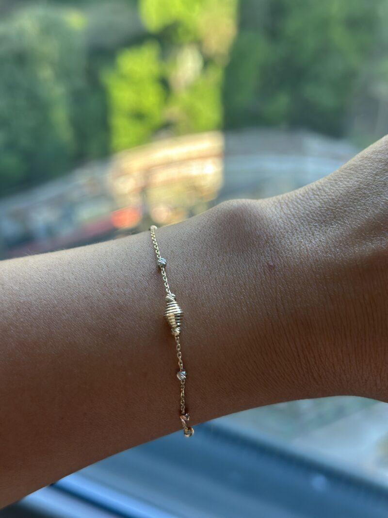 Dorika Spindel Tricolor -Armband - 585er Gold - Juwelier Di-EL – Bild 6