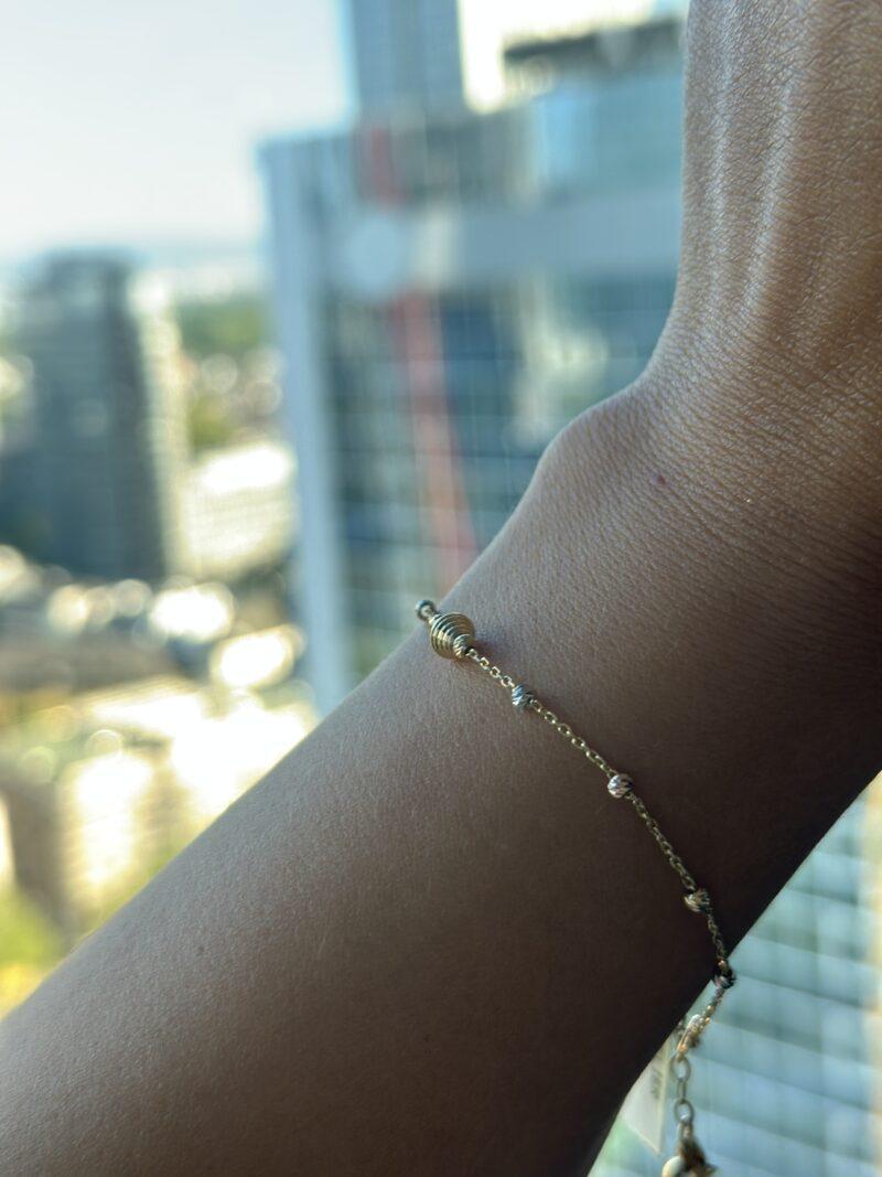 Dorika Spindel Tricolor -Armband - 585er Gold - Juwelier Di-EL – Bild 8