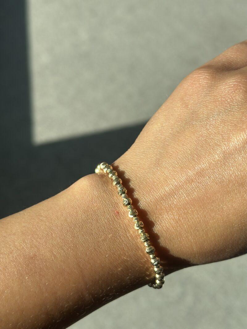 Dorika Breit -Armband - 585er Gold - Juwelier Di-EL – Bild 2
