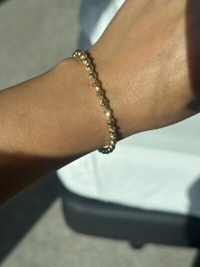 Dorika Breit -Armband - 585er Gold - Juwelier Di-EL