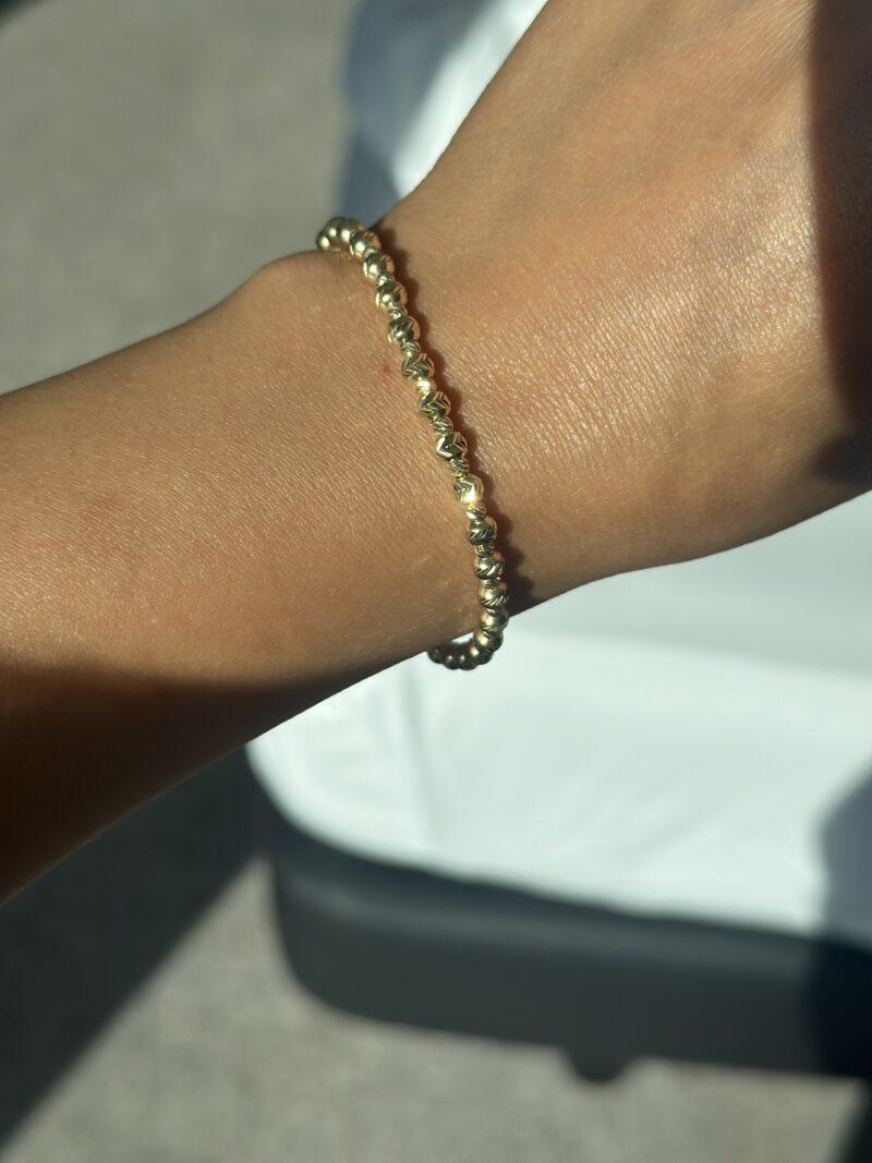 Dorika Breit -Armband - 585er Gold - Juwelier Di-EL