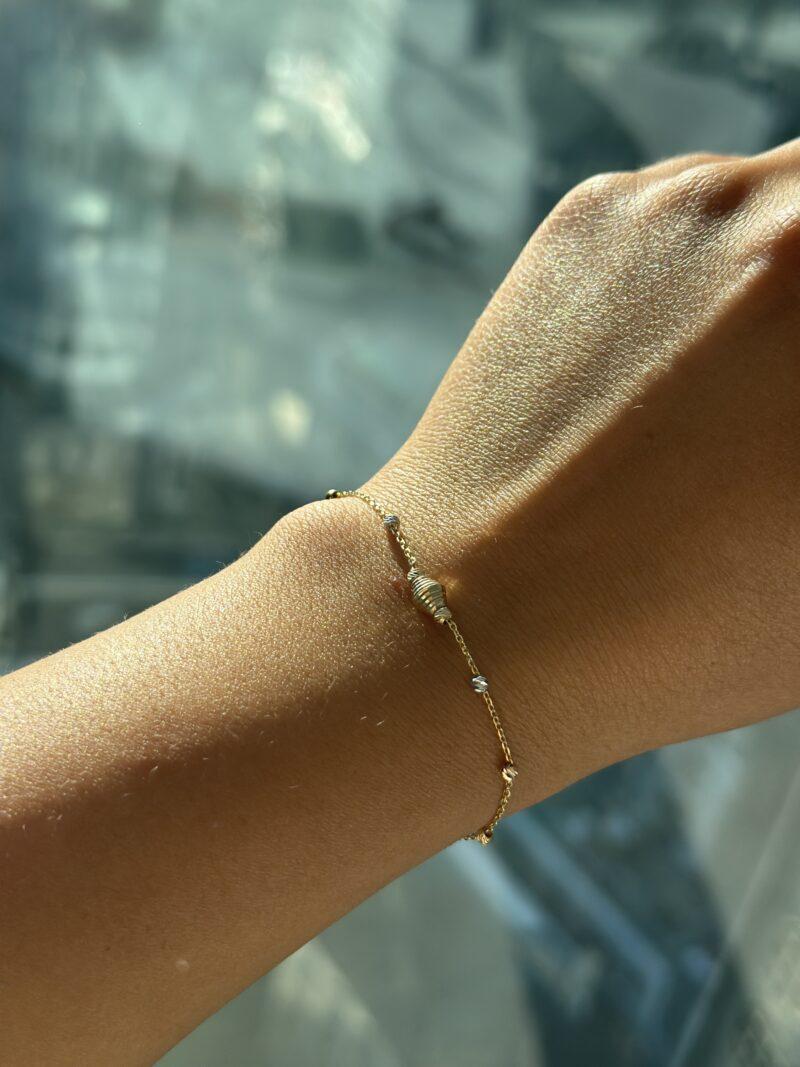 Dorika Spindel Tricolor -Armband - 585er Gold - Juwelier Di-EL