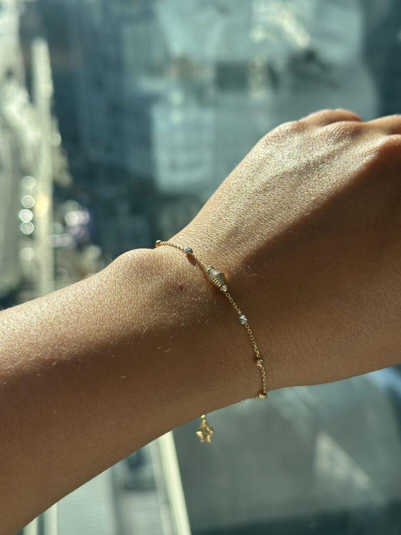 Dorika Spindel Tricolor -Armband - 585er Gold - Juwelier Di-EL – Bild 2
