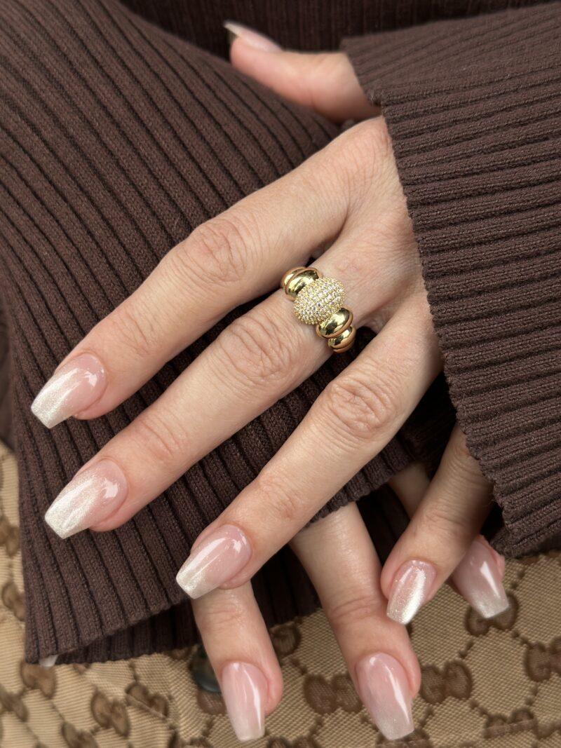 Bead Zirkonia -Ring - 585er Gold - Juwelier Di-EL