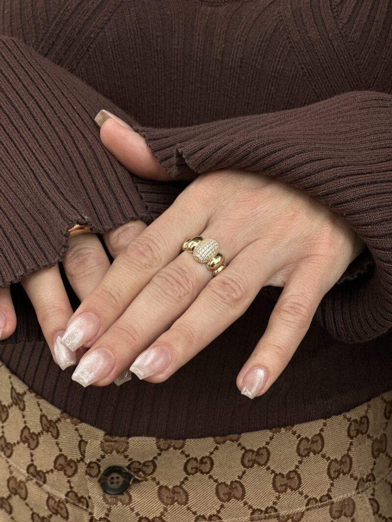 Bead Zirkonia -Ring - 585er Gold - Juwelier Di-EL – Bild 3