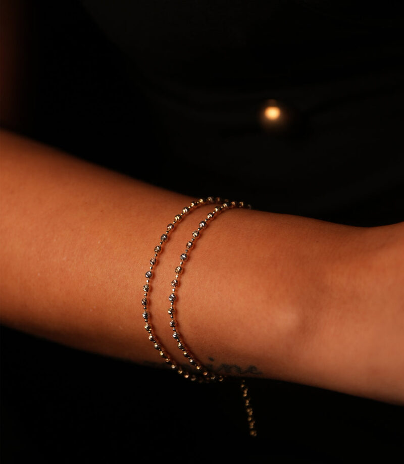 Dorika Tricolor Elegant -Armband - 585er Gold - Juwelier Di-EL – Bild 3