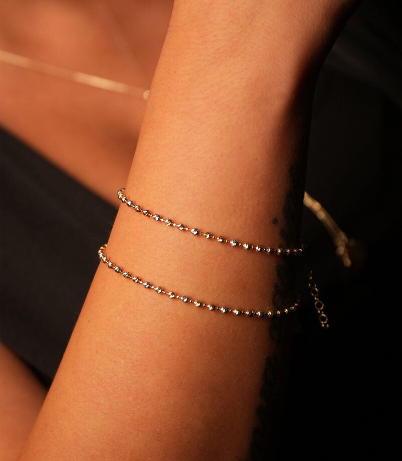 Dorika Tricolor Elegant -Armband - 585er Gold - Juwelier Di-EL