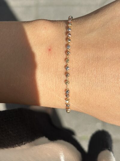 Dorika Tricolor Elegant -Armband - 585er Gold - Juwelier Di-EL