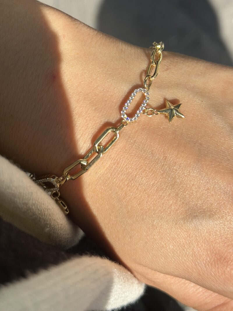 Glücksbringer Charm-Armband - 585er Gold - Juwelier Di-EL – Bild 3