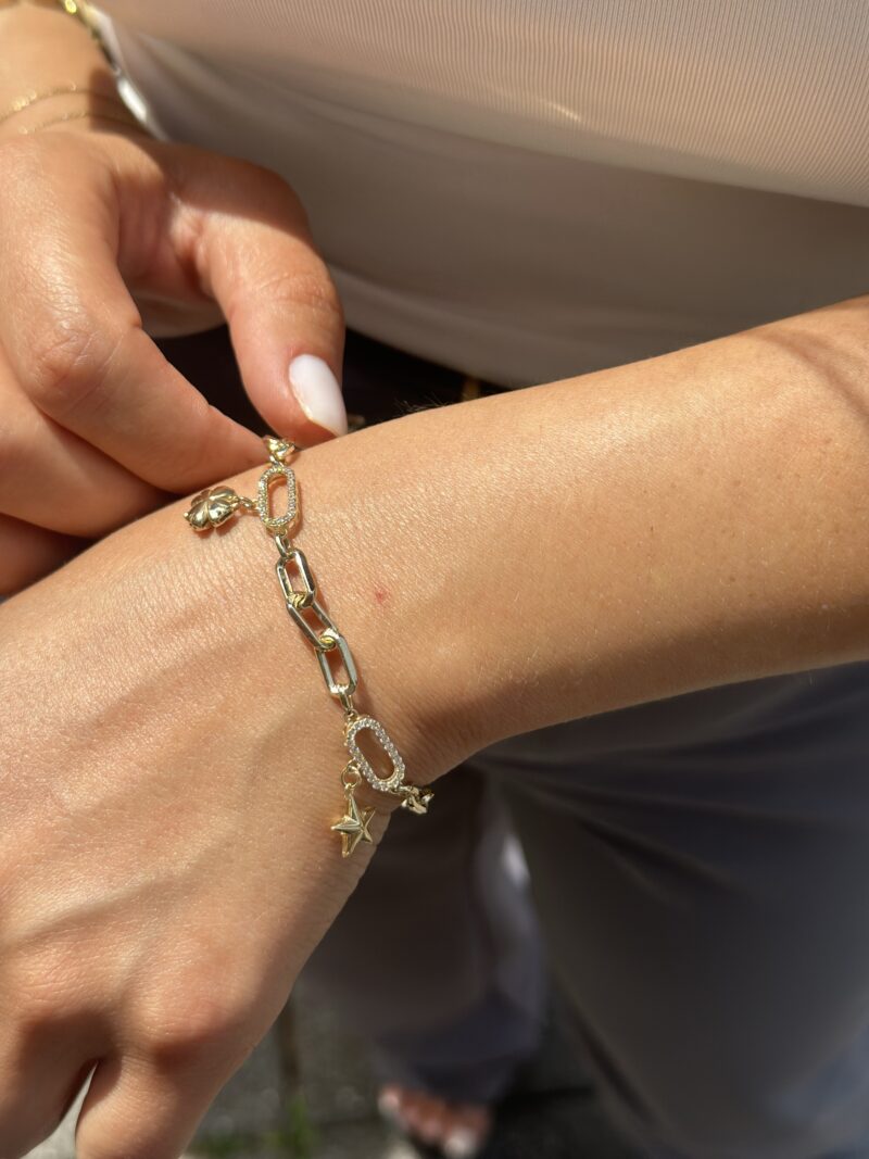 Glücksbringer Charm-Armband - 585er Gold - Juwelier Di-EL – Bild 4