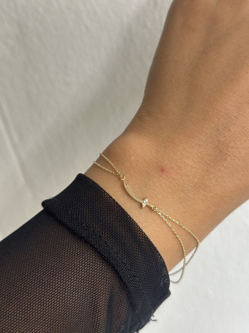 Schwert - Armband - 585er Gold - Juwelier Di-EL – Bild 2