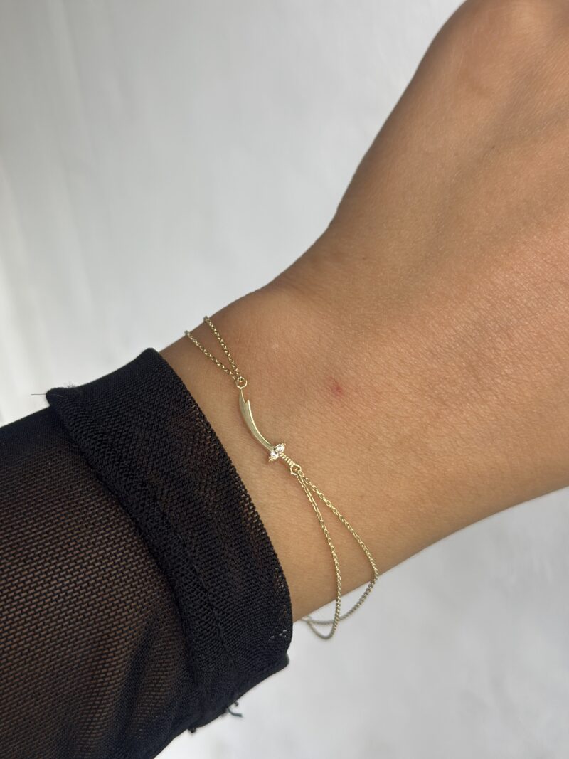 Schwert - Armband - 585er Gold - Juwelier Di-EL